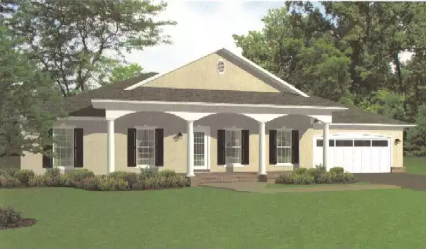 image of traditional house plan 7803